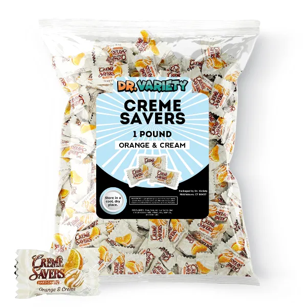 Creme Savers Orange Bulk - Iconic Candy  Candy