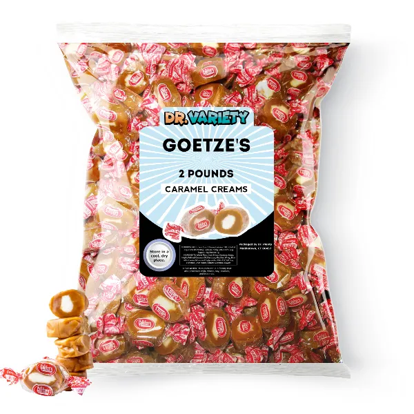 Goetzes Caramel Cream Bullseyes, Bulk - Goetze Candy