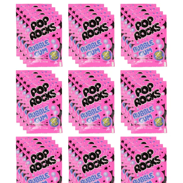 Pop Rocks Bubble Gum 72 Pack, Dr. Variety