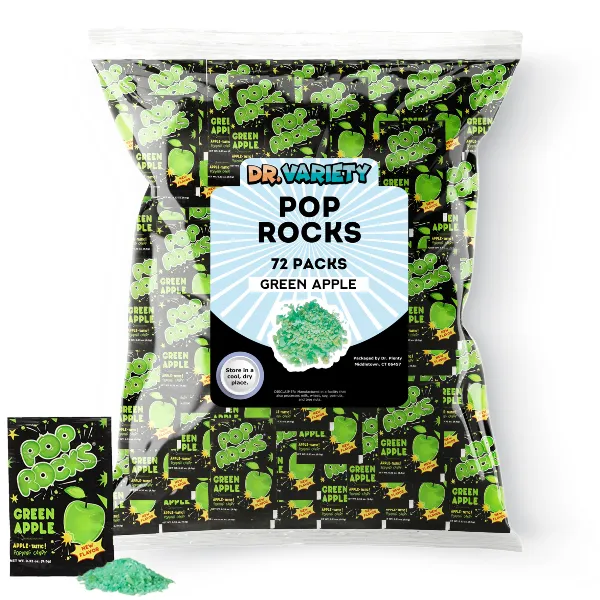 Pop Rocks Green Apple, Bulk - Pop Rocks Candy