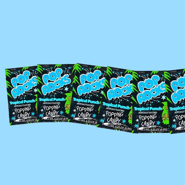 Pop Rocks Blue Fruit Punch, 72pk, Dr. Variety