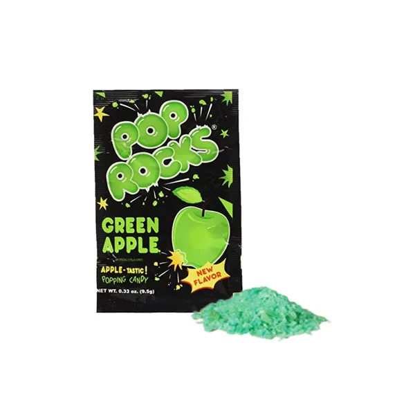 Pop Rocks Green Apple Popping Candy, Wholesale - Pop Rocks Candy