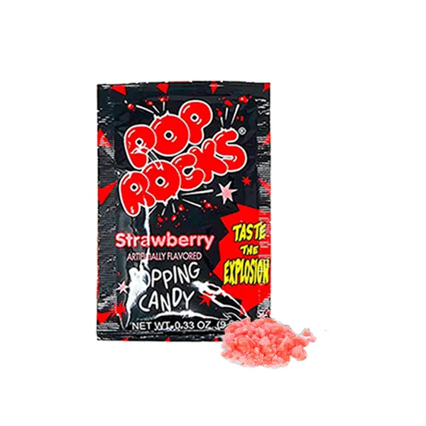 Pop Rocks Strawberry .33oz Packet - Single