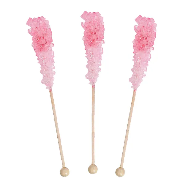 Pink Rock Candy Sticks, Wholesale - Dr. Variety Candy