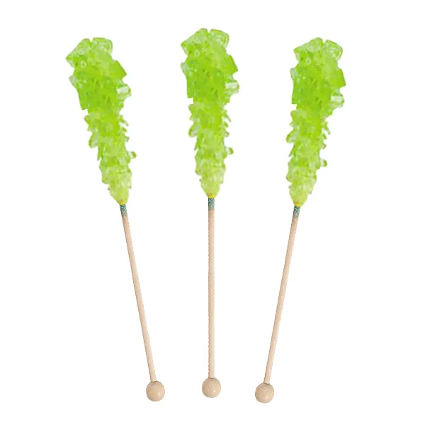 Green Rock Candy Sticks, Bulk - Dr. Variety Candy